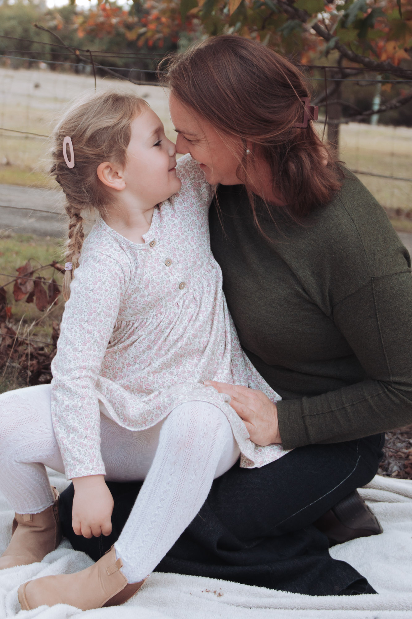 Everyday family moments photographed in Tasmania