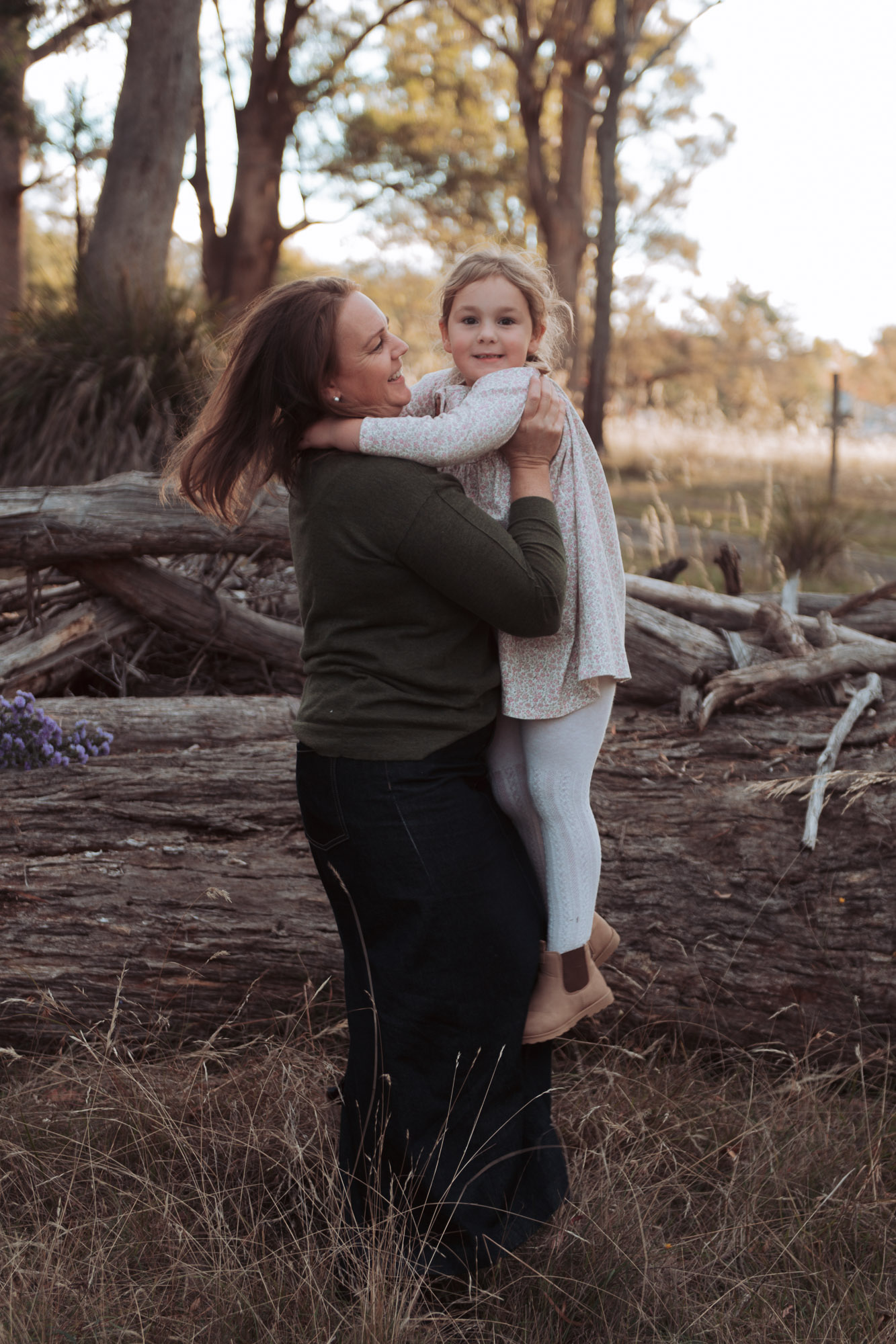 Genuine family connection captured in Tasmania