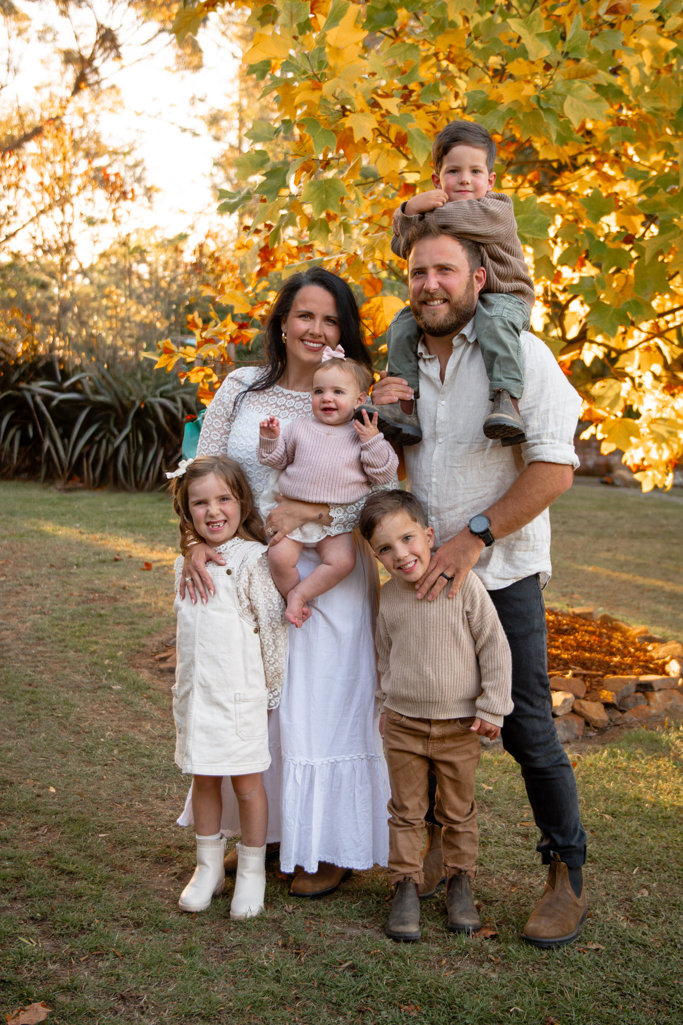 Everyday family moments photographed in Tasmania