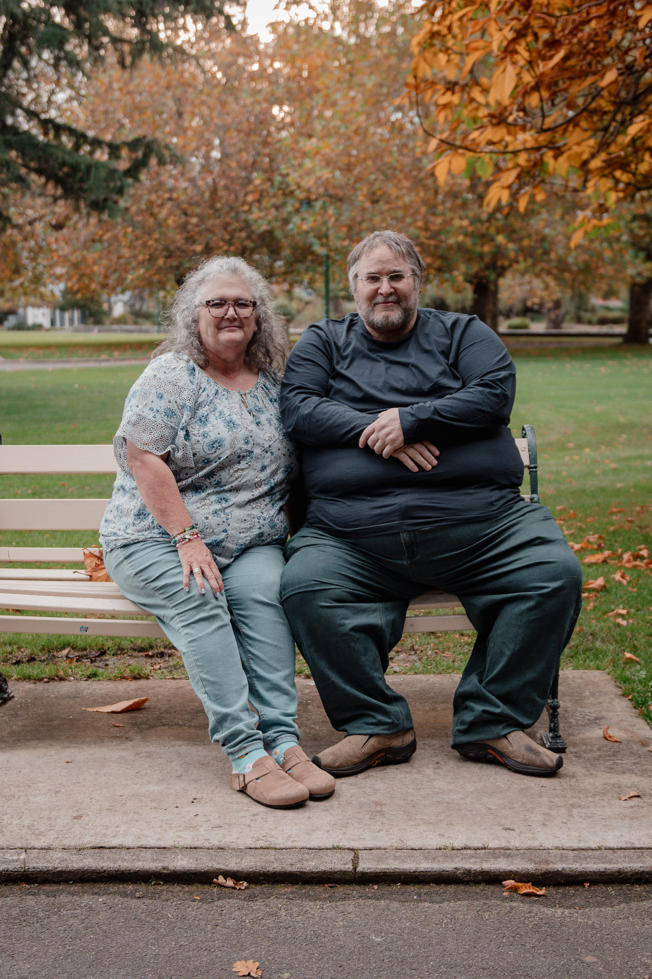 A family photographed together in Tasmania