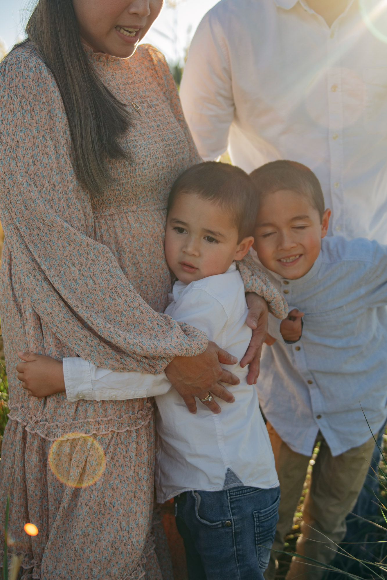 Family portrait session in northern Tasmania