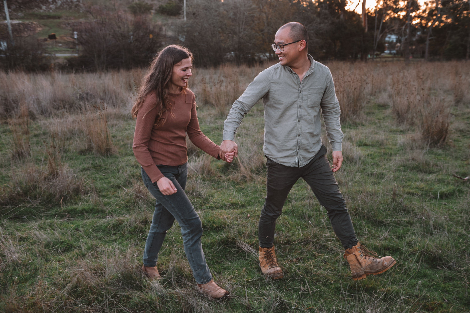 Genuine family connection captured in Tasmania