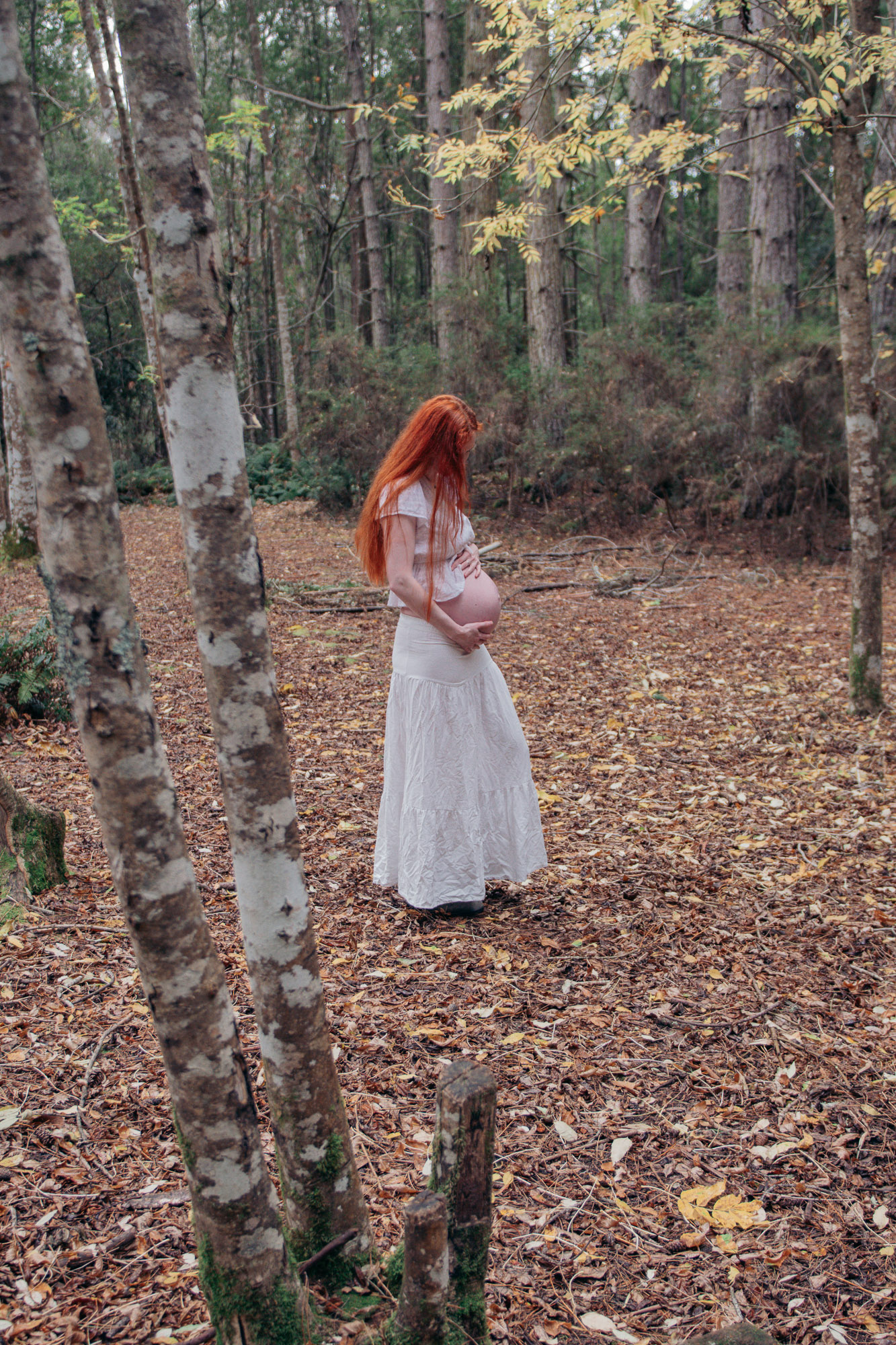 Golden-hour maternity photography, northern Tasmania