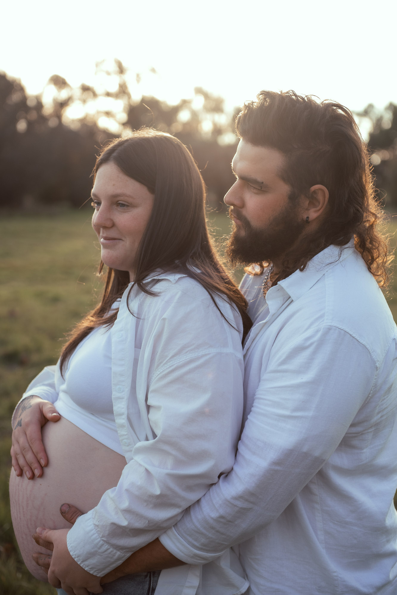 Maternity photography session in Launceston, Tasmania