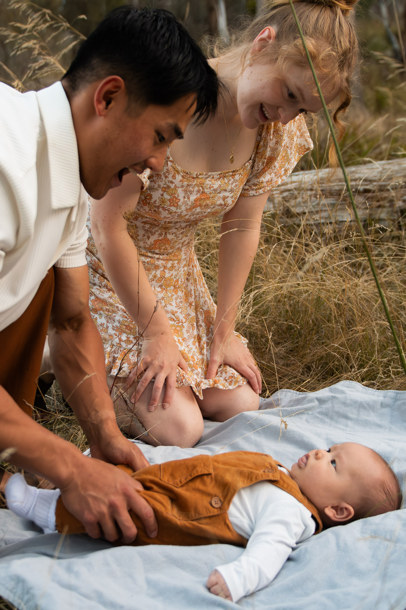 Baby-led newborn photography in Launceston, Tasmania